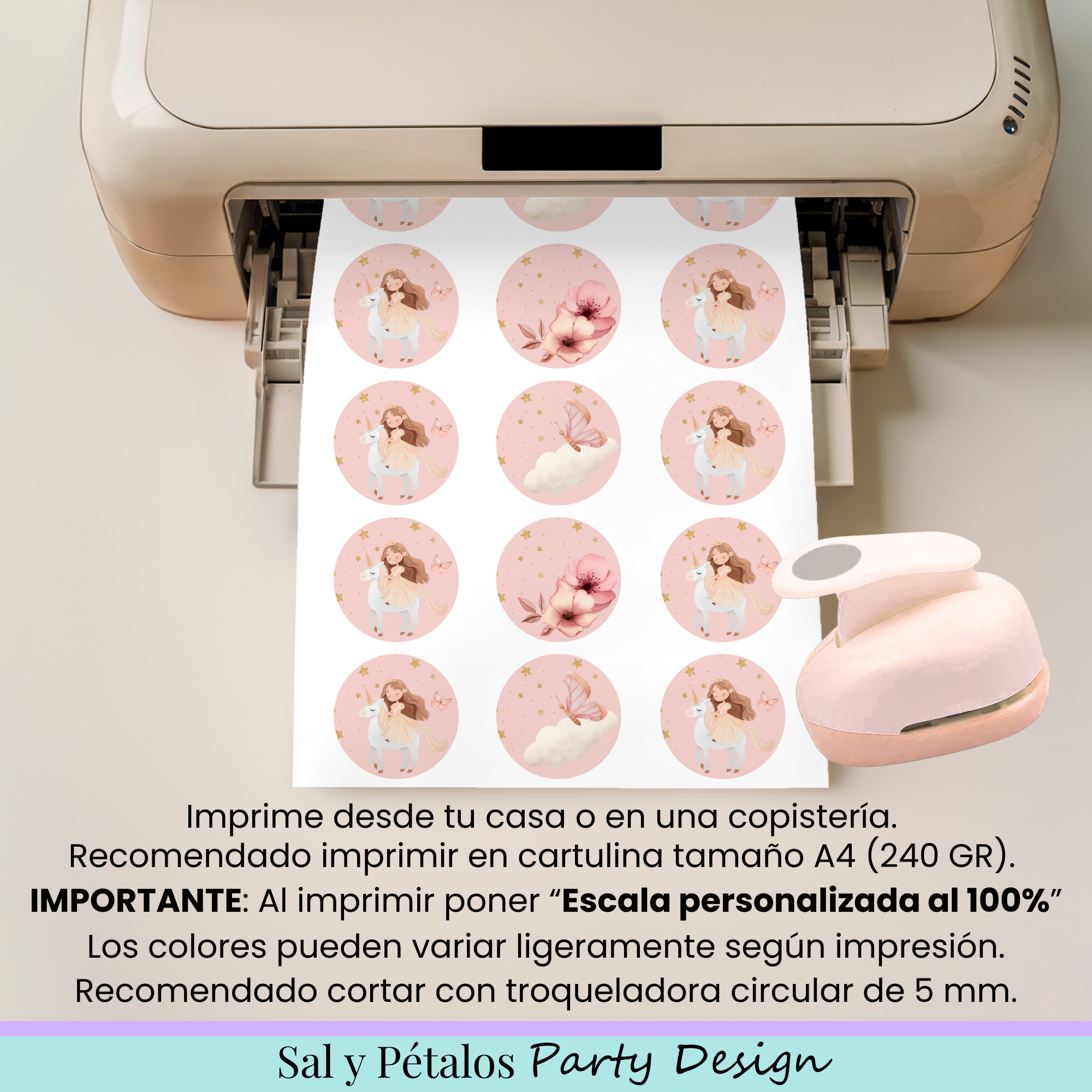 Topper niña Unicornio - Imagen 6