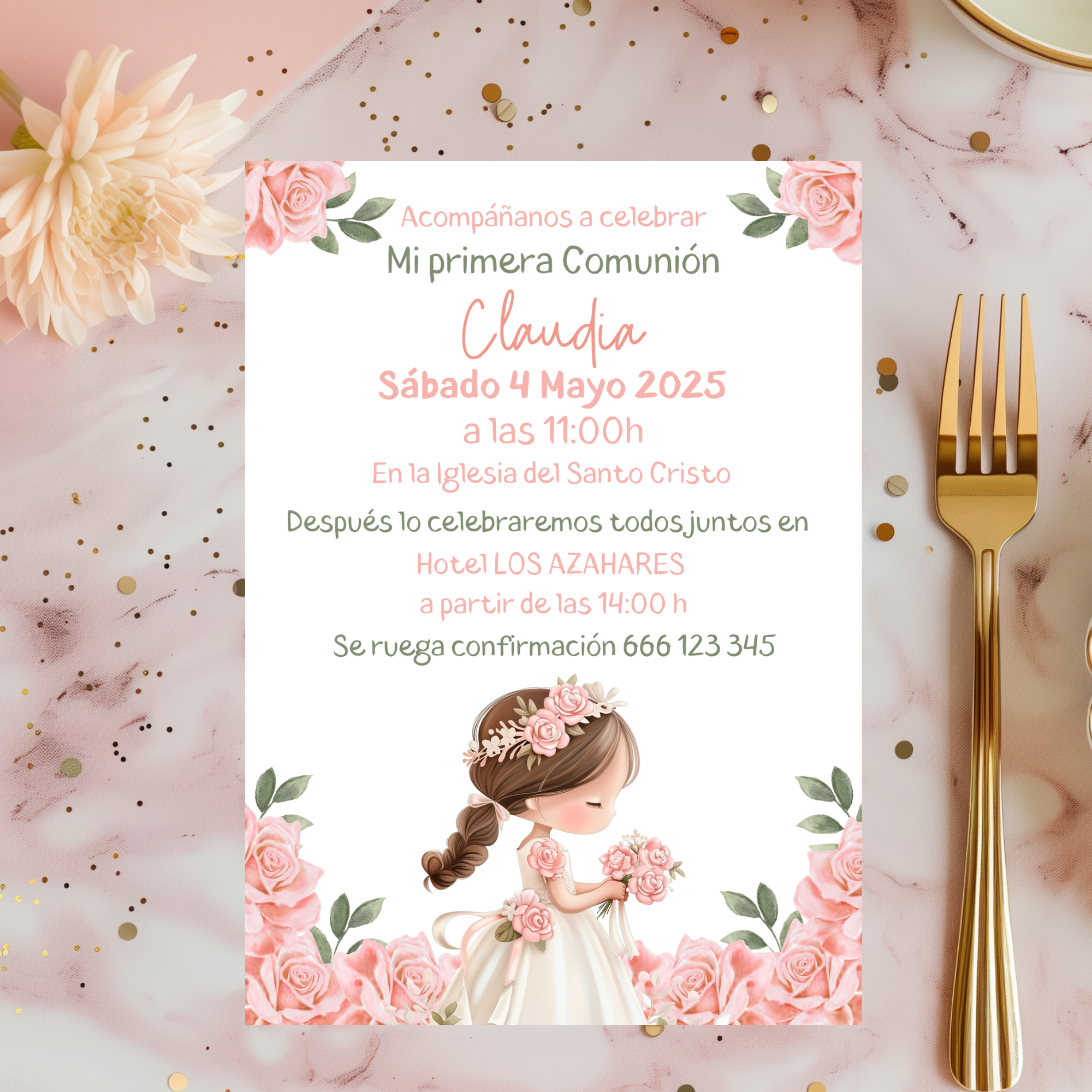 Invitación Comunión 01 - Imagen 2